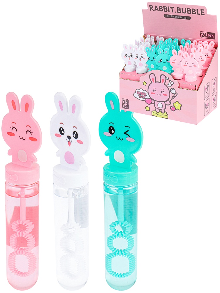 Мыльные пузыри 30 мл, 'Кролик' 15 мл, AN03333