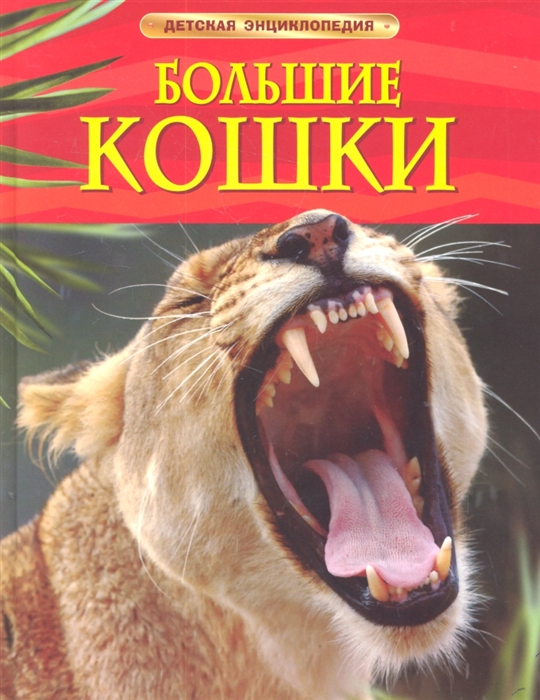 Энциклопедия. Для детей. Большие кошки. Росмэн, А4, 978-5-353-05755-0