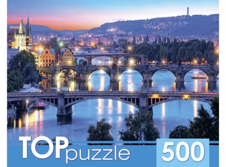 Пазлы 500 эл. TOPpuzzle 'Итальянские мосты', КБТП500-6807
