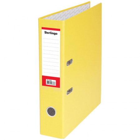 Папка регистратор , А4 ,"Berlingo Standard", 70 мм , жёлтая, ATb_70405