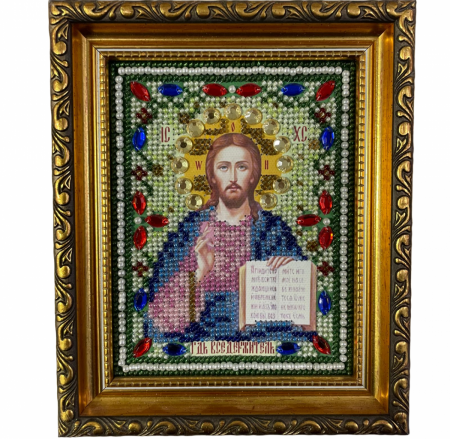 Живопись картина стразами " Господь Вседержитель", 140х170 мм, 12547